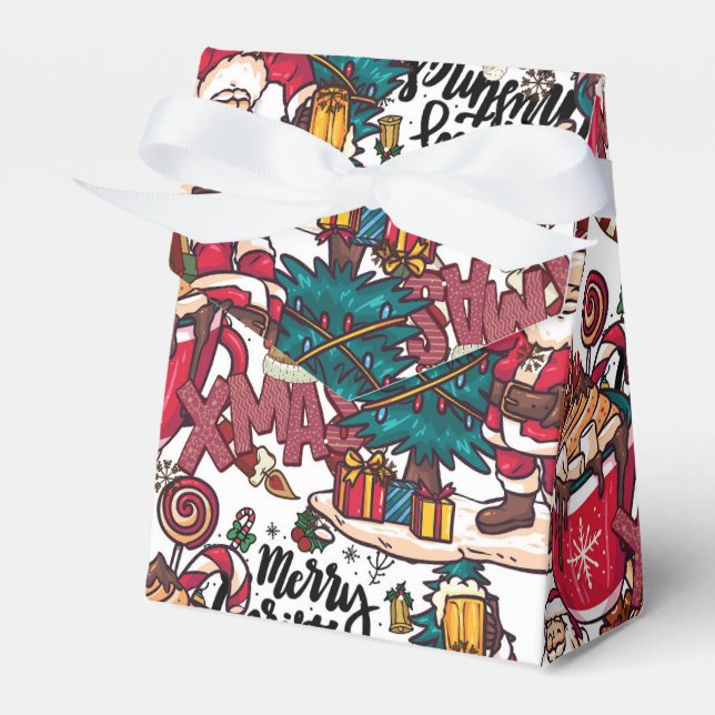 Caja Para Regalos Feliz Navidad - Festividad de Navidad (Front Side)