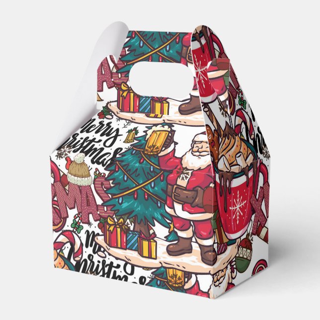 Caja Para Regalos Feliz Navidad - Festividad de Navidad (Front Side)