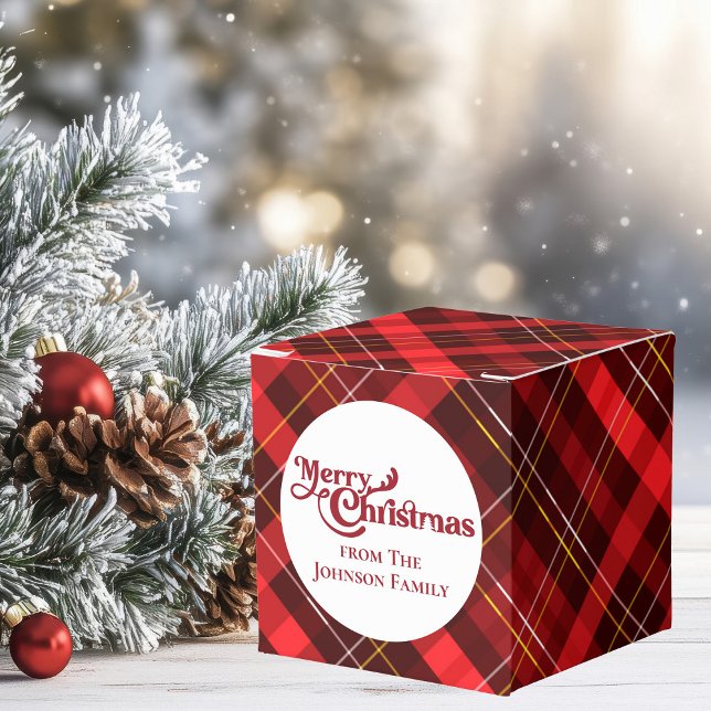Caja Para Regalos Feliz Navidad Fiesta Personalizado tradicional de  (Subido por el creador)