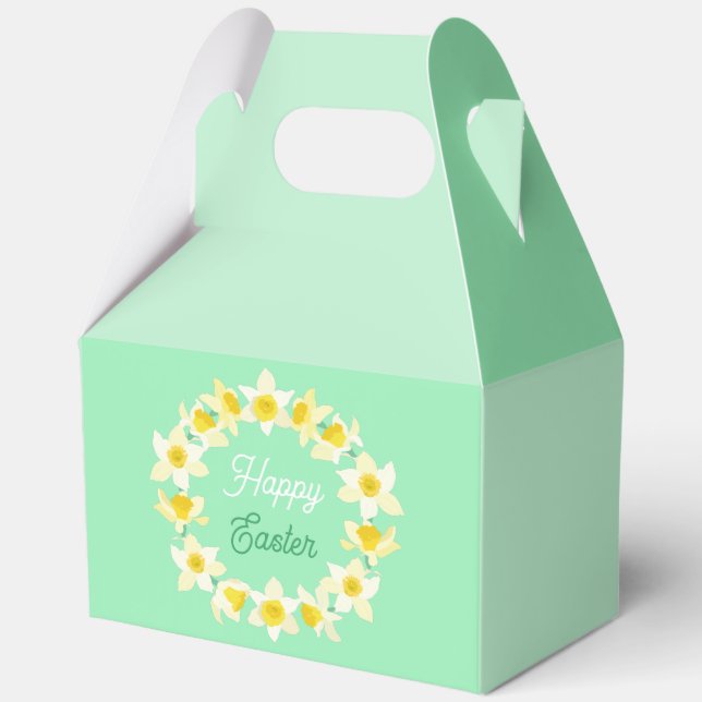 Caja Para Regalos Feliz Pascua. (Anverso)