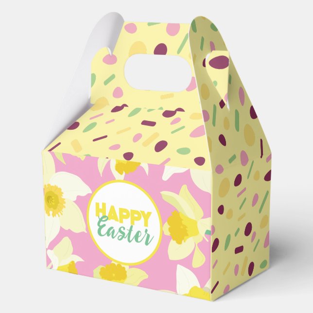 Caja Para Regalos Feliz Pascua. (Anverso)