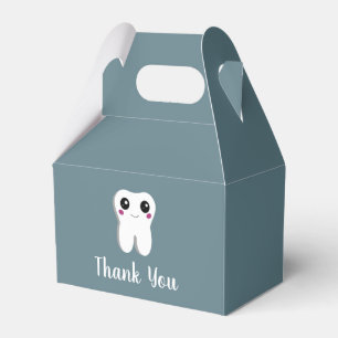 Caja Para Regalos Feliz Sonrisa Diente Dental Cute Gracias