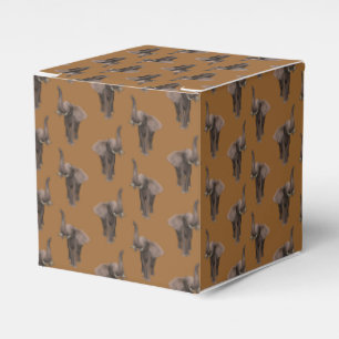 Caja Para Regalos Felizmente Trump sobre el elefante