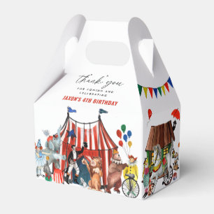 Caja Para Regalos Festival de Círculo Vintage