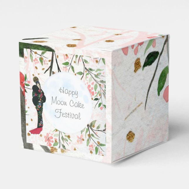 Caja Para Regalos Festival de la Luna Festival de Otoño Chino (Costado Anverso)