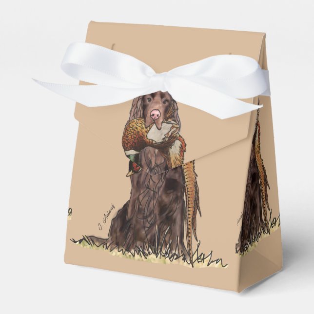 Caja Para Regalos Field Spaniel Pheasant (Front Side)