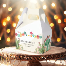 Fiesta acuarela Cactus Ducha Mexicana de Novias