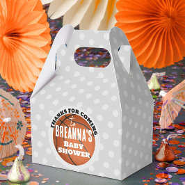 Caja Para Regalos Fiesta Baby Shower de baloncesto