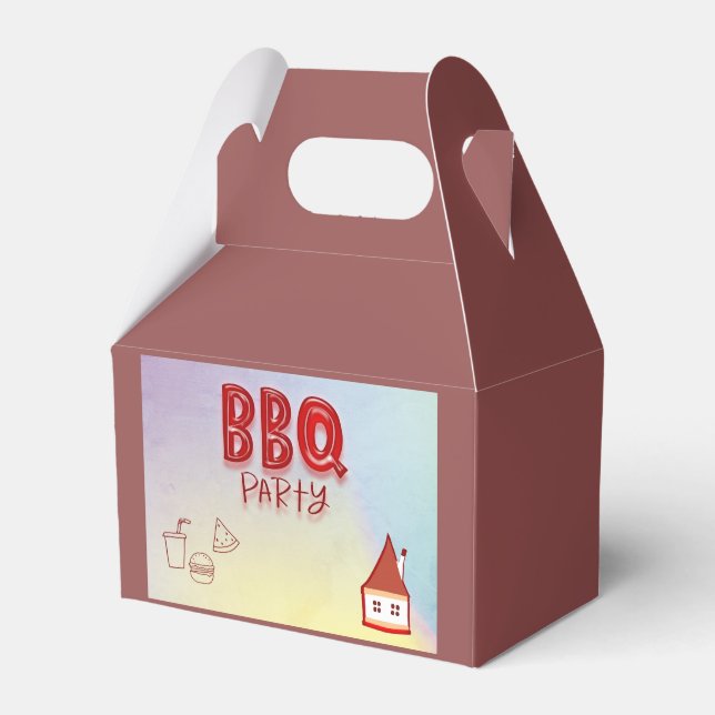 Caja Para Regalos Fiesta BBQ (Front Side)