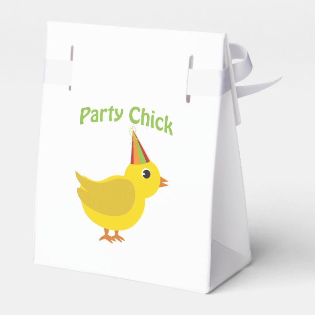 Caja Para Regalos Fiesta chick (Reverso)