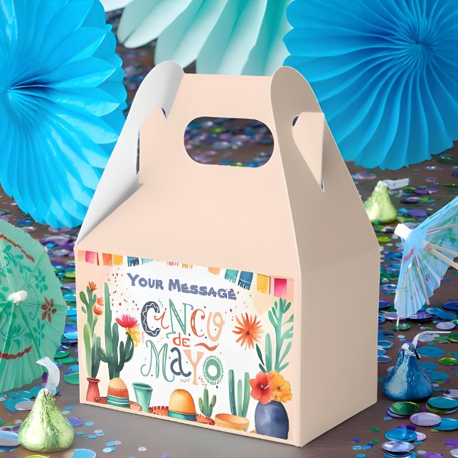 Caja Para Regalos Fiesta Cinco De Mayo (Subido por el creador)