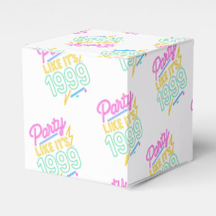 Caja Para Regalos Fiesta Como Si Fuera 1999®™ – Voltaje Neon