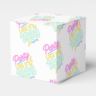 Caja Para Regalos Fiesta Como Si Fuera 1999®™ – Voltaje Neon