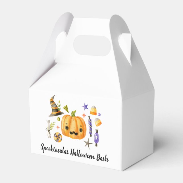 Caja Para Regalos Fiesta Cuo Boo Bash Spooktacular Halloween Bash (Front Side)