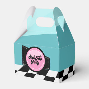Caja Para Regalos Fiesta Cute Sock Hop Cincuenta