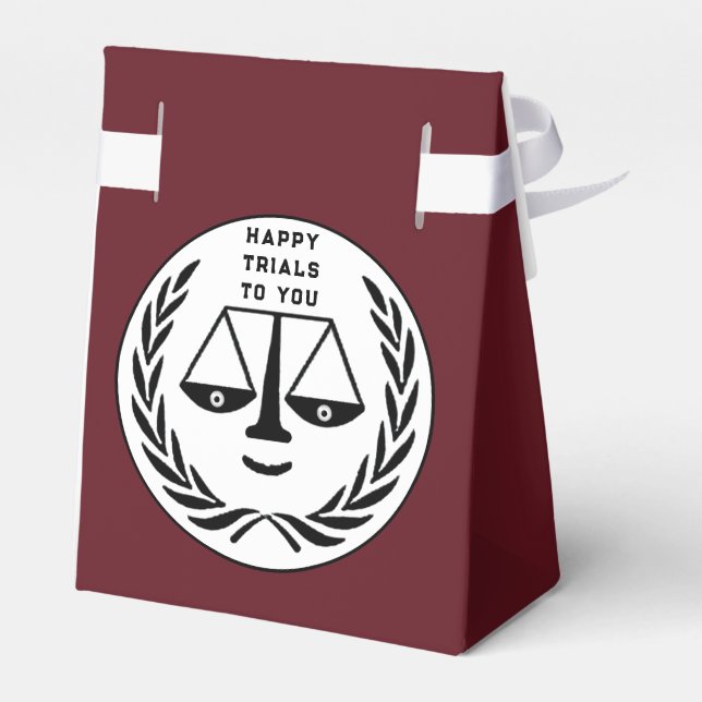 Caja Para Regalos Fiesta de Abogados (Reverso)