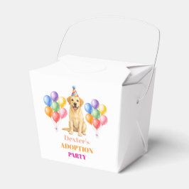 Caja Para Regalos Fiesta de Adopción Día de Gotcha Perro Labrador Ma