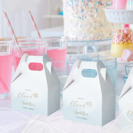 Caja Para Regalos Fiesta de Baby Shower Cloud 9 Celeste
