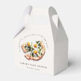 Caja Para Regalos Fiesta de Baby Shower de Pizza de entrega especial