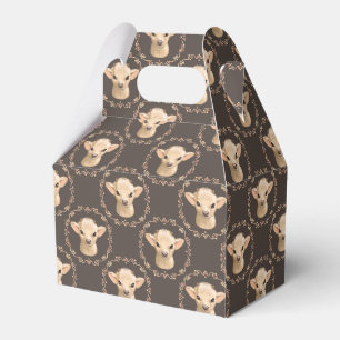 Caja Para Regalos fiesta de baldosas lindo unisex bebé cabra