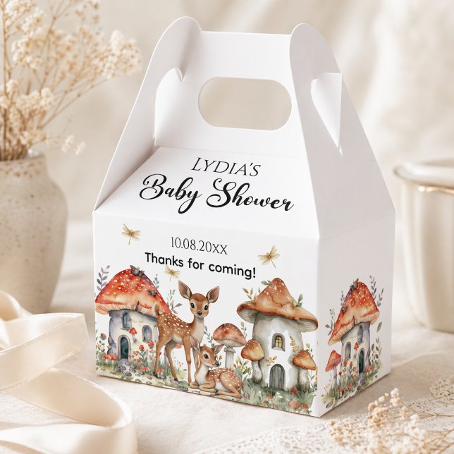 Caja Para Regalos Fiesta de Bebé Animales del Bosque Boho (Subido por el creador)