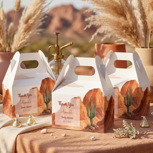 Caja Para Regalos Fiesta de Bebé Boho Desierto Querido Suroeste  (Subido por el creador)