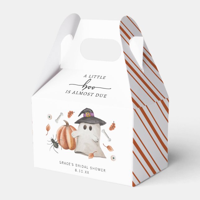 Caja Para Regalos Fiesta de Bebé con Tema de Halloween (Front Side)