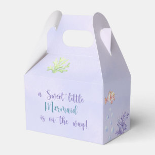 Caja Para Regalos Fiesta de Bebé de Sirena Bajo el Mar