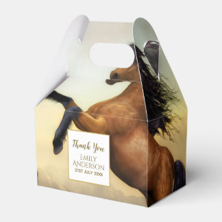 Caja Para Regalos Fiesta DE CABALLOS Salvajes Suministros Ecuestrian