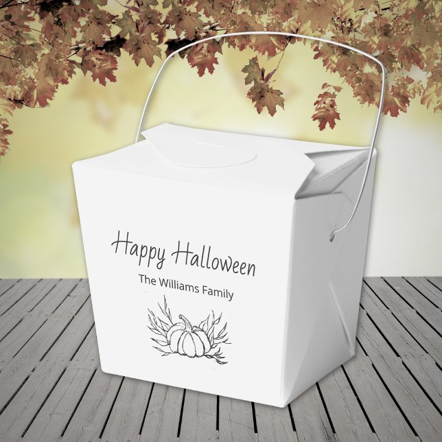 Caja Para Regalos Fiesta de caída de calabaza simple de Halloween ru (Subido por el creador)