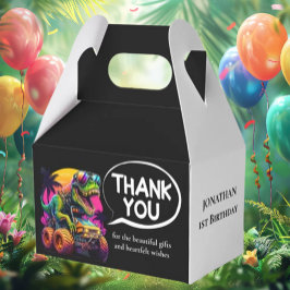 Caja Para Regalos Fiesta de camiones Dino-Mite Monster