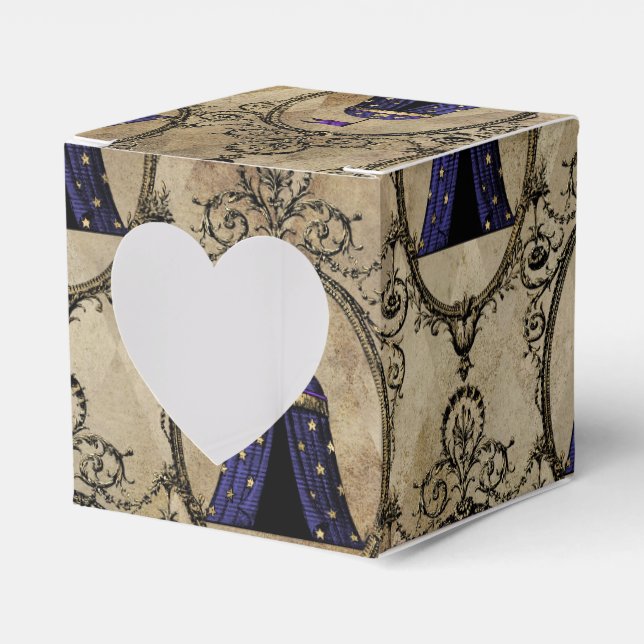 Caja Para Regalos Fiesta de Circo de la Adivina Mística (Anverso)