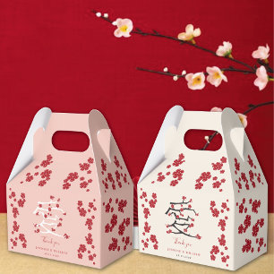 Caja Para Regalos Fiesta de Compromiso de los Amantes Chinos con las