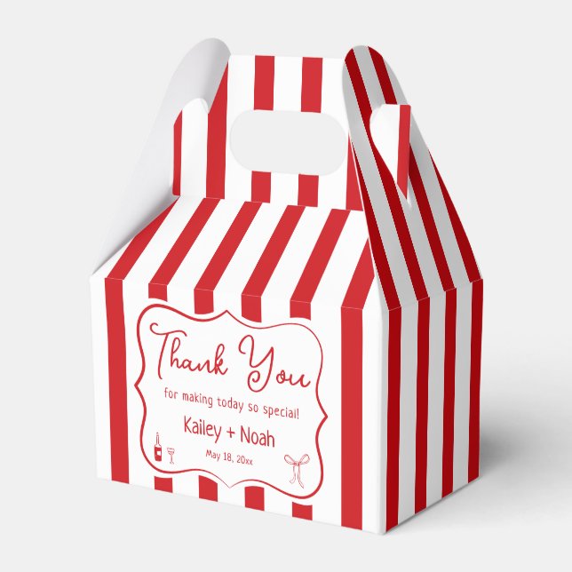 Caja Para Regalos Fiesta de Compromiso That's Amore (Front Side)