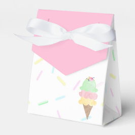 Caja Para Regalos Fiesta de Crema de Hielo Rosa
