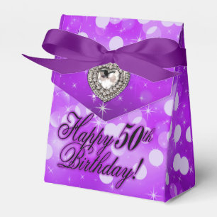 Caja Para Regalos Fiesta de cumpleaños de Bling Bombshell Sparkle