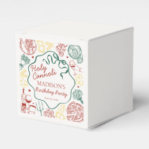 Caja Para Regalos Fiesta de Cumpleaños de Cannoli Sagrado de Pasta I