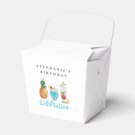 Caja Para Regalos Fiesta de cumpleaños de cóctel de verano divertida
