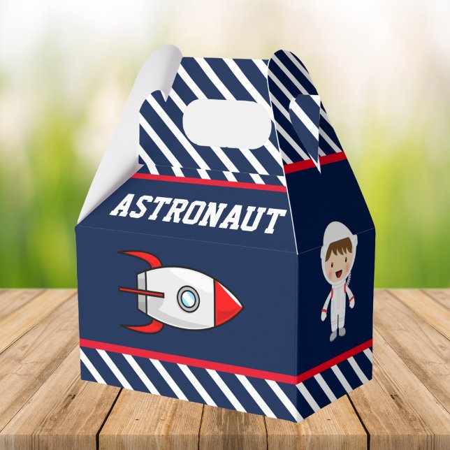 Caja Para Regalos Fiesta de Cumpleaños de Cohete Espacial (Subido por el creador)