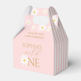 Caja Para Regalos Fiesta de cumpleaños de Daisy Bohmian Wild One 1er