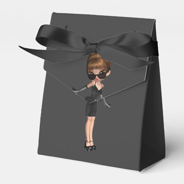 Caja Para Regalos Fiesta de Cumpleaños de Diva (Front Side)