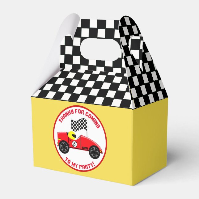 Caja Para Regalos Fiesta de cumpleaños de fans de la raza (Front Side)