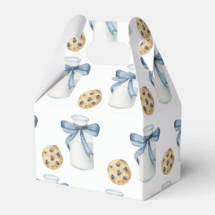 Caja Para Regalos Fiesta de Cumpleaños de Galleta y Leche