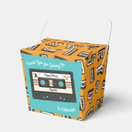 Caja Para Regalos Fiesta de cumpleaños de la cinta Cassette de la Re
