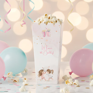 Caja Para Regalos Fiesta de cumpleaños de los niños de Sleepover Paj