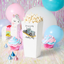Fiesta de cumpleaños de niños Camión azul