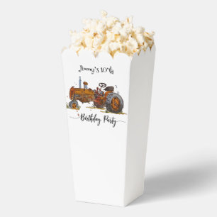 Caja Para Regalos Fiesta de cumpleaños de niños con palomitas de maí