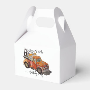 Caja Para Regalos Fiesta de cumpleaños de niños con remolcador