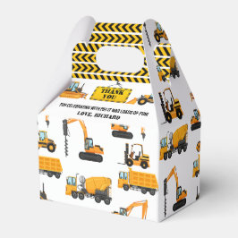 Caja Para Regalos Fiesta de cumpleaños de niños de construcción
