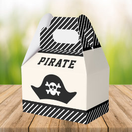Caja Para Regalos Fiesta de cumpleaños de niños piratas lindos